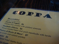 small plates coppa